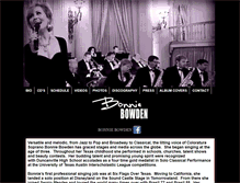 Tablet Screenshot of bonniebowden.com